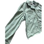 Vintage Bill Blass 90’s Plus Button Front Cropped Jacket Sage Green Size 2X Photo 4