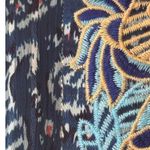 Molly Bracken  Bohoemian embroidered double tie neck line L tired prairie Photo 4