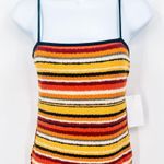 Urban Outfitters PUBLIK Striped Ribbed Knit Y2K 2000s Sleeveless Bodycon Mini Dress Medium Photo 3