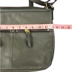 Fossil Elise Cow Pebble Leather Crossbody Bag Olive Green Classic Travel Timeles Photo 12