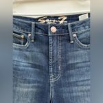 Seven7 Blue Cropped Ankle Jeans with Stretch Photo 3