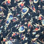 Full Tilt Navy Floral Ruffle Strapless High Low Dress Small Photo 6