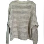 Cyrus Open Knit Cream Chunky Sweater Size Large New With Tags Photo 2