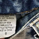 Jeanology Collection Women's Blue Washed Rhinestones Denim Jeans Size 6 Photo 12