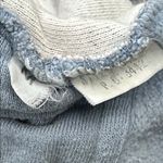 Vintage B.U.M Equipment Tie Back Button Up Vest with distressed flaws Sz Medium Blue Photo 8