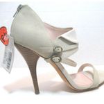 Plenty By Tracy Reese 'Zac' Suede Ivory 4.5" Heels Photo 1