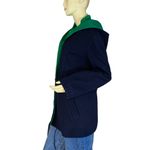 VINTAGE 1980'S AUTHENTIC MACKINTOSH BLUE & GREEN WOOL VEST COAT (M) Size M Photo 4
