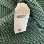 Lucky Brand  Teal Lace Up Back Pullover Sweater M Photo 6