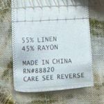 Panama Jack  Wide Leg Pants Linen Blend Tropical Size Med EUC #5703 Photo 3