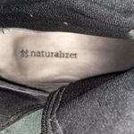 Naturalizer Naturalized Black pebbled Leather Knee-High Boots Buckle corset tie detail Photo 6