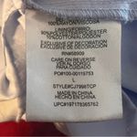 Copper Key Cooper Key Size Large Deep V Front & Back w/Balloon Sleeves Blue Floral Dress Photo 8