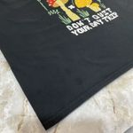 Rue 21 Black Don't Quit Your Day Trip‎ Mushroom Floral Graphic Tee Photo 2