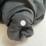 Lululemon  Logo Waistband High Rise Training Crop Graphite Grey Size 2  Pockets Photo 10