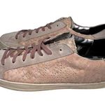 P448 Women’s Size 41 10.5 11 Pink Python Snake Skin John Low Top Sneakers. Photo 0