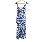 Abercrombie & Fitch  Emerson tiered maxi blue white dress XS‎ Sleeveless Photo 6