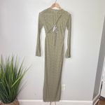 House Of CB NWT  Giovanna Musk Lace Long Sleeve Maxi Dress Cut‎ Out Small Sexy Photo 5