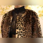 NWT Nasty gal faux fur leopard print coat size M Size M Photo 3