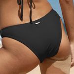 BERLOOK ECONYL® Black Solid Low Waisted Bikini Bottom ONLY 69 Photo 1