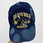 Disney Store Big Bad Wolf Custom Bleach Splatter Dad Hat OS Photo 0