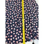 Christopher & Banks Floral maxi Dress Sleeveless Button Front Navy Pink 6 Photo 2