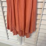 Alya Peach Lace High Low Dress Size Small Photo 3