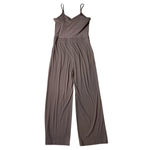 Vuori  Pose Henley Jumpsuit Chocolate Large -LKNEW No Flaws Ribbed Wide Leg Photo 3