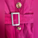 Black Rivet  Deep Berry Trench Coat Jacket Women’s Size Medium Photo 3