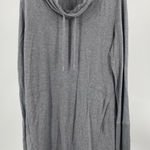 Midnight “in‎ the moment” cowl neck pullover sweater, pockets, gray size 1X Photo 0
