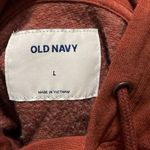 Old Navy Hoodie Sweatshirt Women Rust Size L Large Long Sleeve Photo 3
