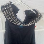 Sanctuary $129 NWT  Casino Black Rhinestone Ponte Dress Gothic Womens Size XS Photo 10