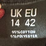 Nasty Gal Black Hi Rise Raw Hem Jeans Sz 10 Photo 7