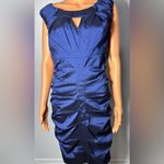 Dress Barn Royal Blue Asymmetrical Dress Photo 5