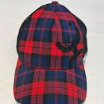 Hooey plaid adjustable SnapBack cap. Red Photo 0