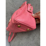 Marc Jacobs Soft Pink Leather top handle Zip Crossbody Satchel Bag Purse *Read Photo 6