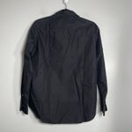 Frank & Eileen  Eileen Button Down Shirt XS Black NEW Minimalist Cotton Classic Photo 4