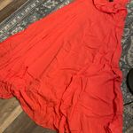 Torrid ‎ 1X Pink Maxi Sundress Flowy Challis Trapeze Boho Casual Summer Dress Photo 3