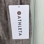 Athleta NEW Retreat 100% Linen High Rise Ankle Pants in Pyrite Brown Size Medium Photo 4