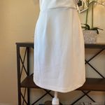 Betsey Johnson Ivory Cutout Back Scuba Crepe Dress Photo 4