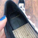 Cole Haan • Palermo lace espadrilles flats slip on loafers black leather cream Photo 4