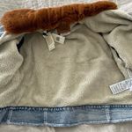 Levi's Brand New Levi Faux Fur Collar Sherpa Jean Jacket Photo 4