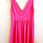 Columbia Dress Hot Pink Sleeveless Surplice Neck Dress Sz M GUC Photo 5