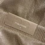 Maurice's Metallic shiny skirt silver gold shine size medium Photo 2