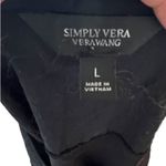 Simply Vera Vera Wang Black‎ Dress Black Size L Photo 5