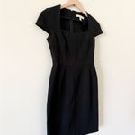 Banana Republic  Sloane Shift Mini Dress in Black Size 4P Photo 2