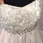 Windsor Homecoming Strapless Pale Gold Dress Size 3/4 Photo 4