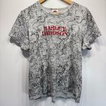 Harley Davidson Reading PA Gray Women’s Graffiti Wings T Photo 1