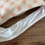 For Love & Lemons Bonnie Zip One Piece Checkered Bathing Suit Swimwear Sz. S Photo 5