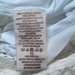 Free People  Goldie Ruffled‎ Lace Bodysuit Ivory Size S Cottagecore Soft Girl Photo 9