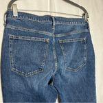 J.Crew Factory Mid Rise Flare Crop Denim Blue Jeans Size 30 Petite Photo 3