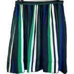 Banana Republic BANANA REPUBLIC Multi Stripe Shirred Mini Skirt Pockets EUC 4 Tall Photo 1